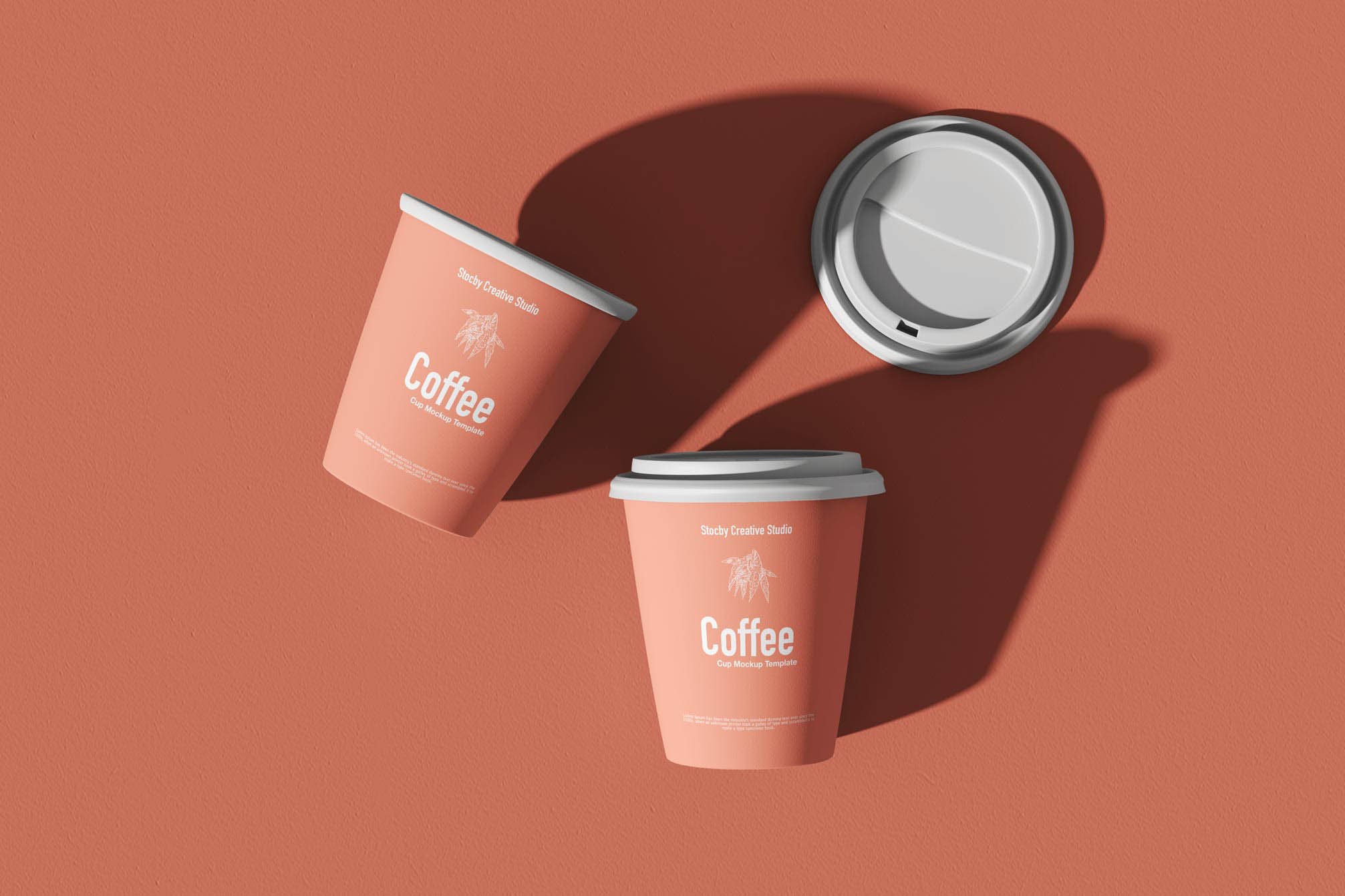 coffee paper cup mockup 742