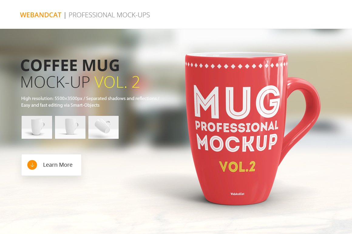 Coffee Mug Mockup vol.2 cover image.