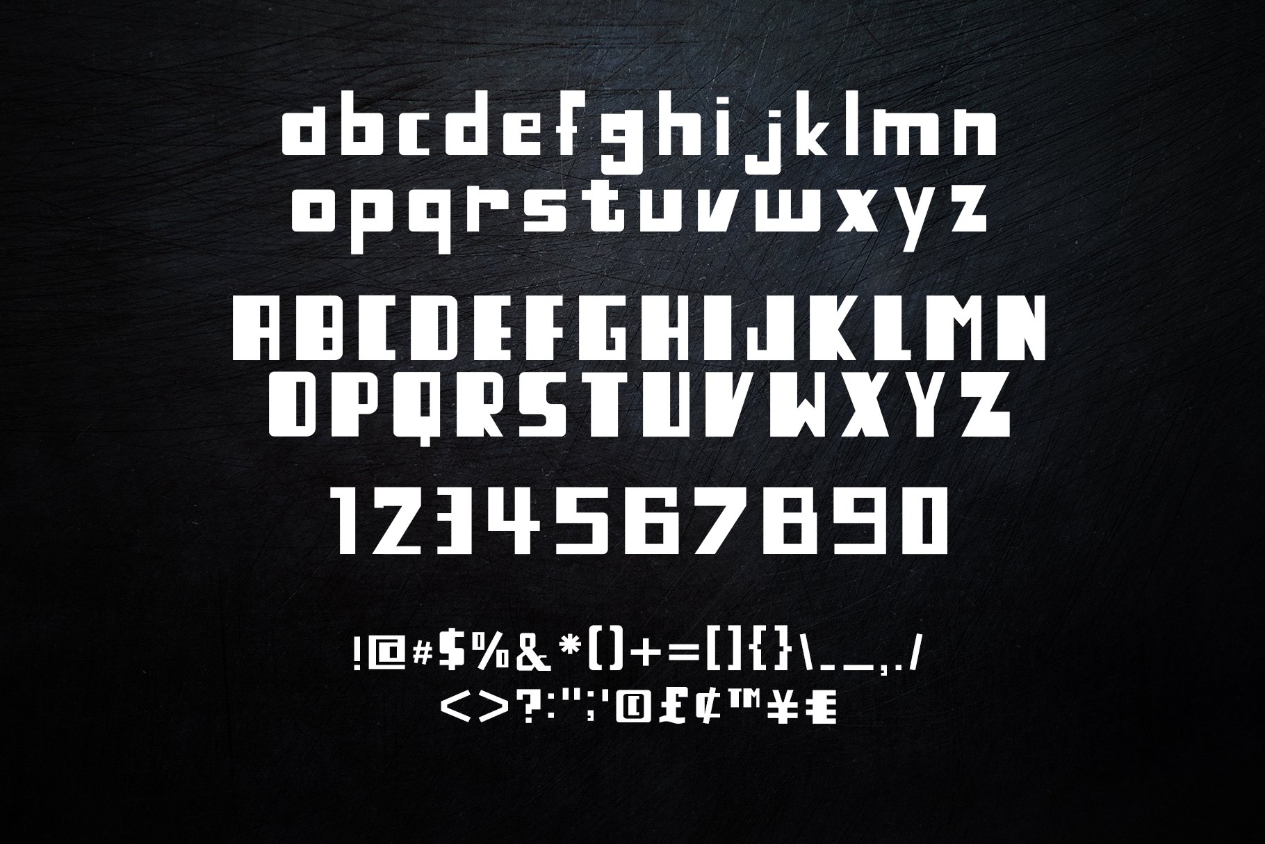Coin Operated Font preview image.