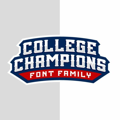 COLLEGE CHAMPIONS FONT FAMILY cover image.