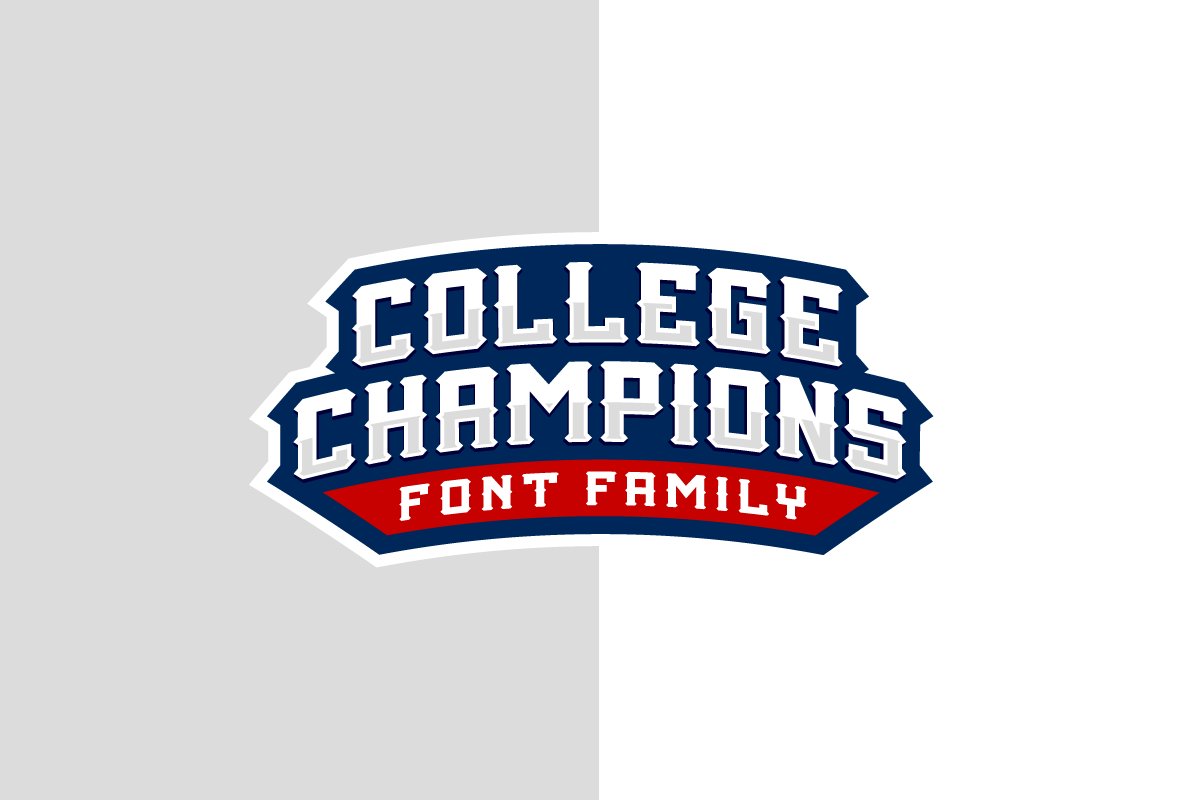 COLLEGE CHAMPIONS FONT FAMILY cover image.