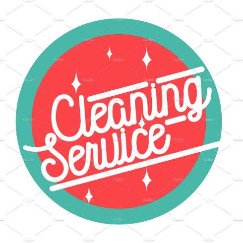 cleaning service emblem cover image.
