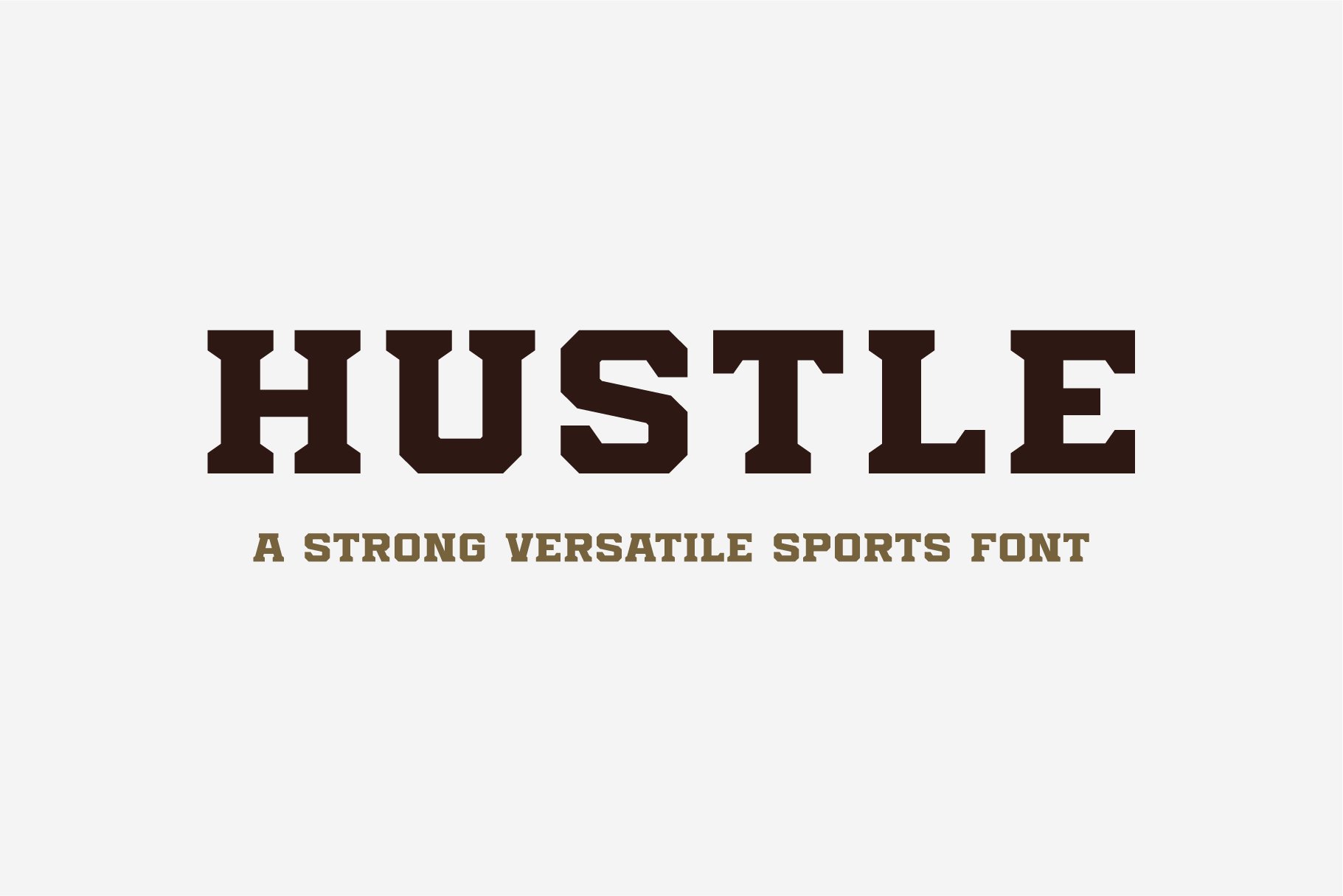 Colossal Sports Font Bundle preview image.