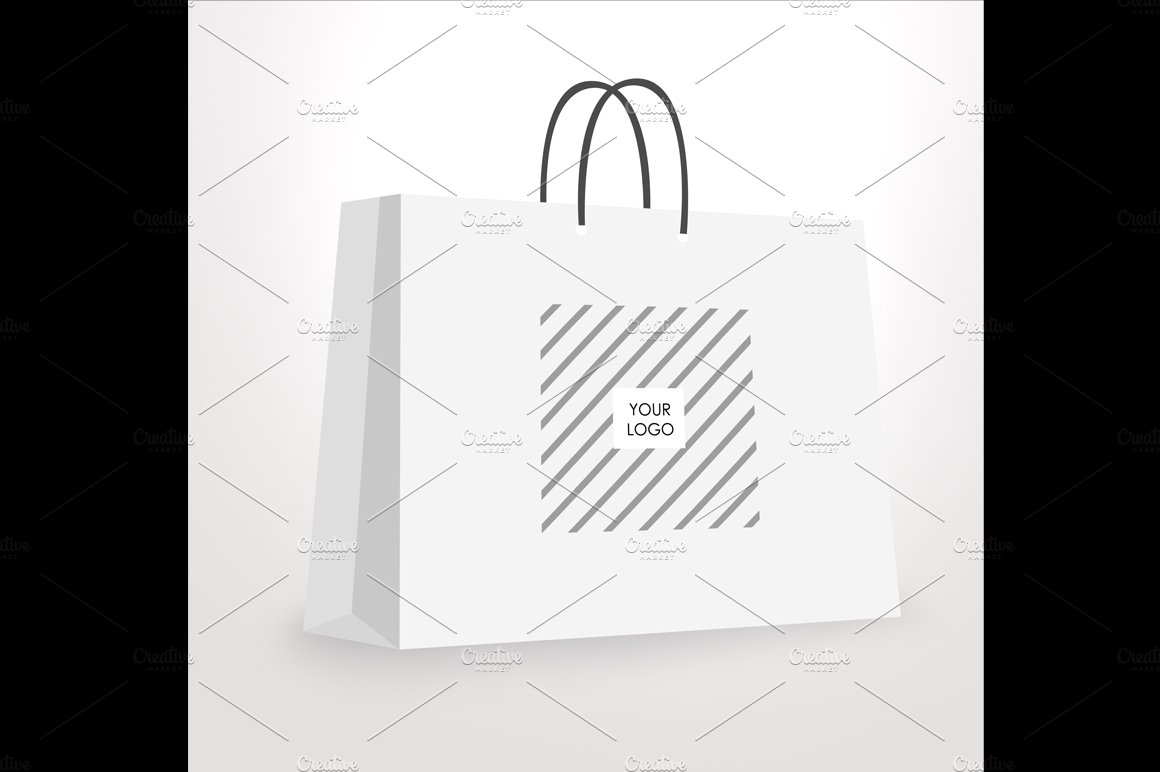 Paper / Shopping bag Mockup preview image.
