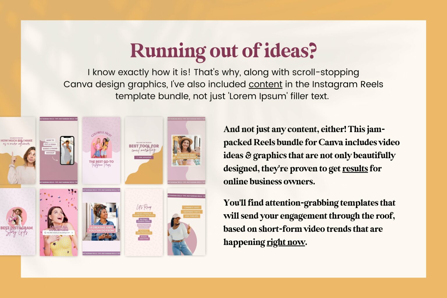 Instagram Reels Video Bundle Canva MasterBundles