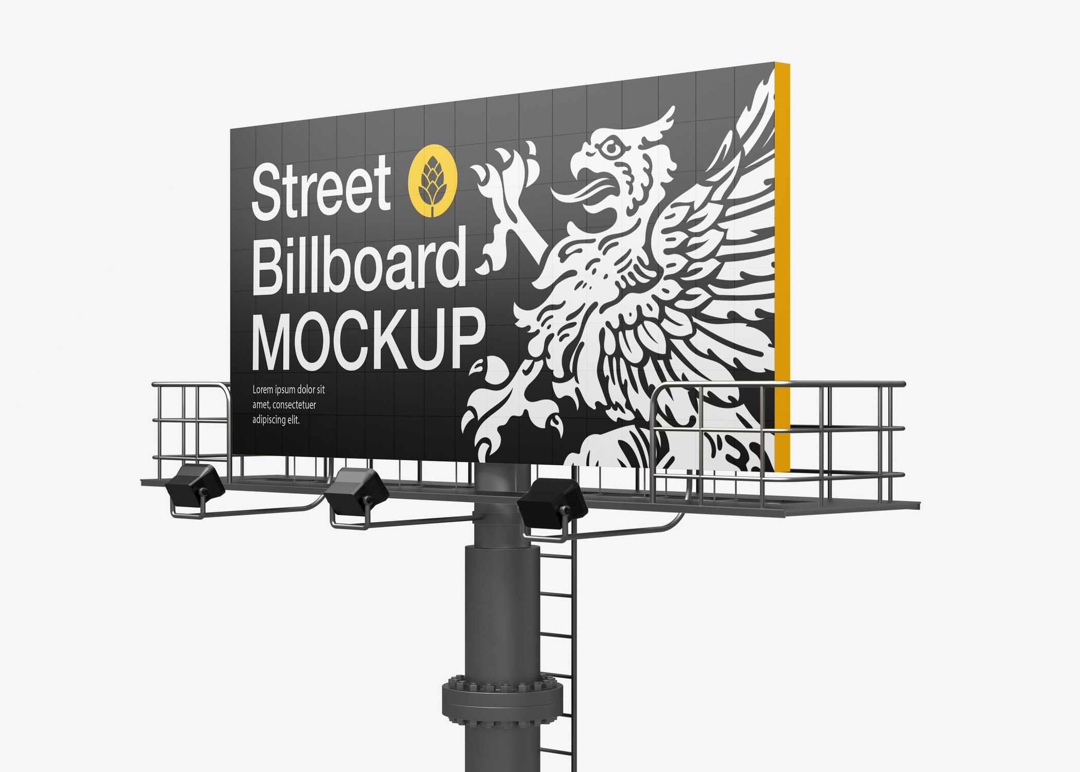 Outdoor Billboard Mockup preview image.