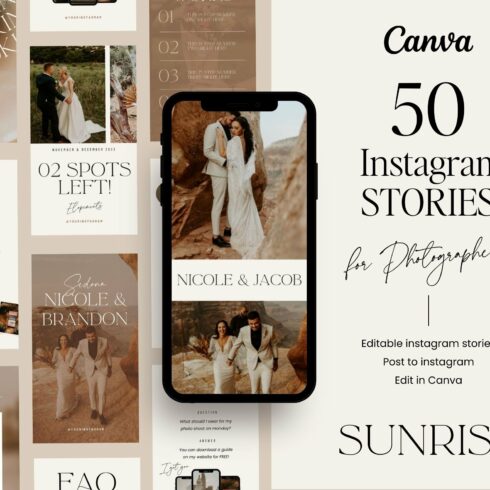 Photographer Instagram Stories cover image.