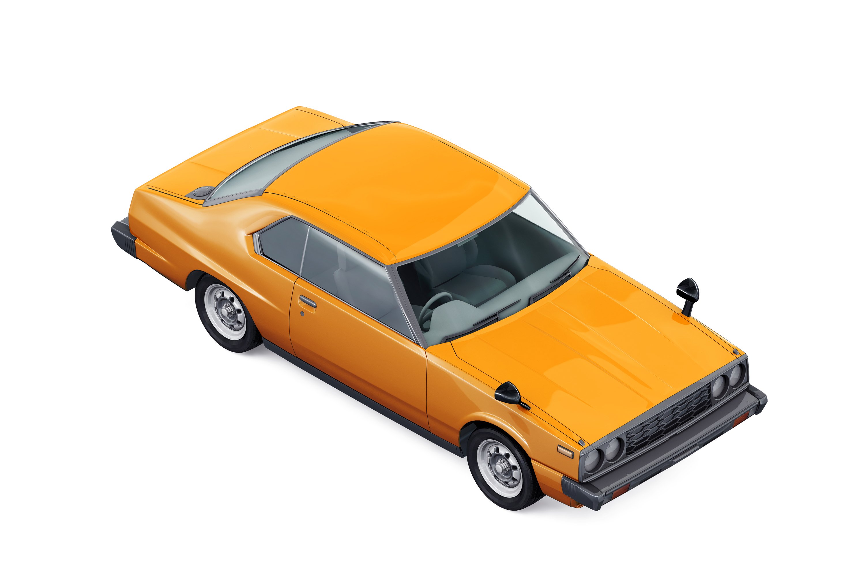 coupe car 1977 mockup 28129 179