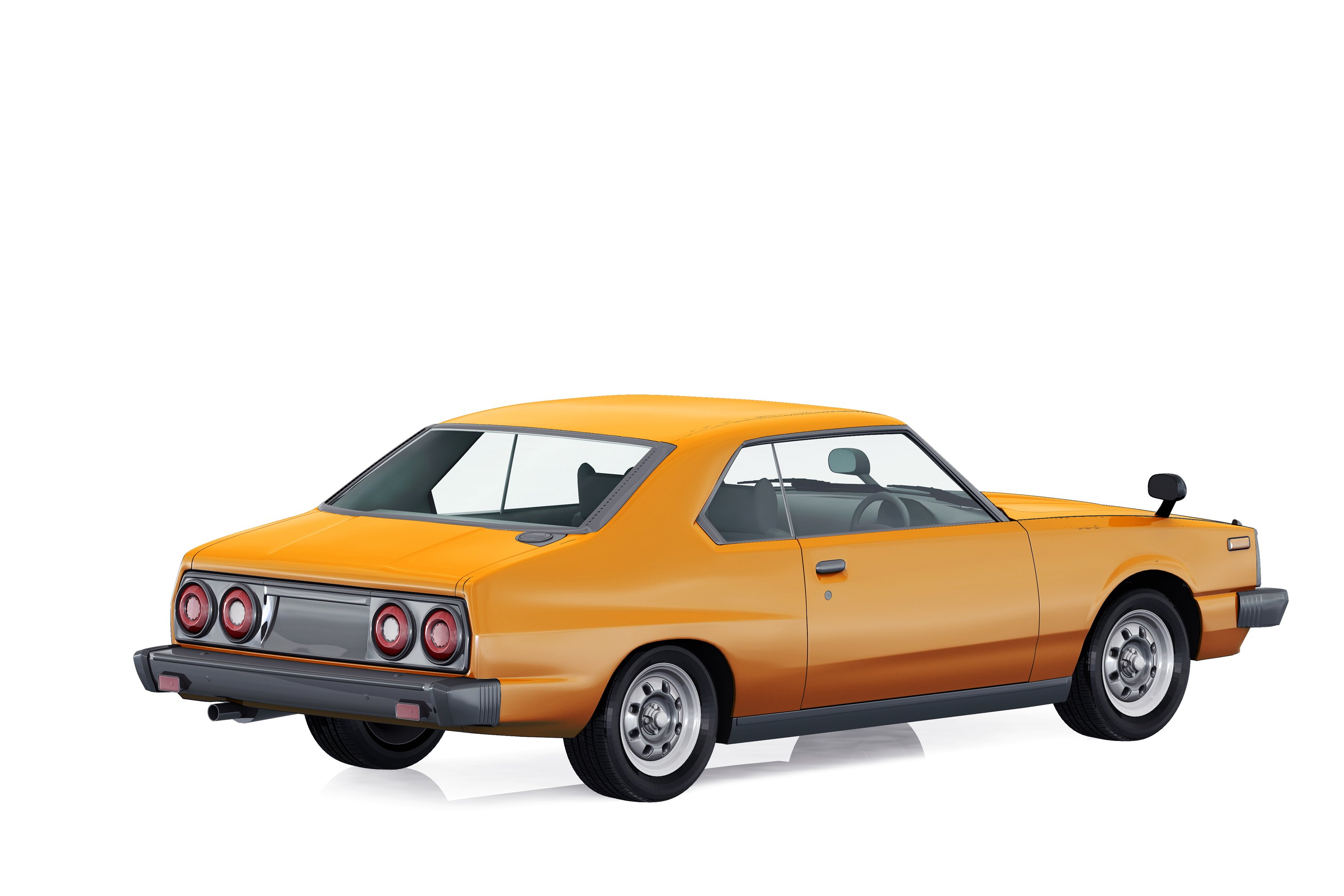 coupe car 1977 mockup 281429 193