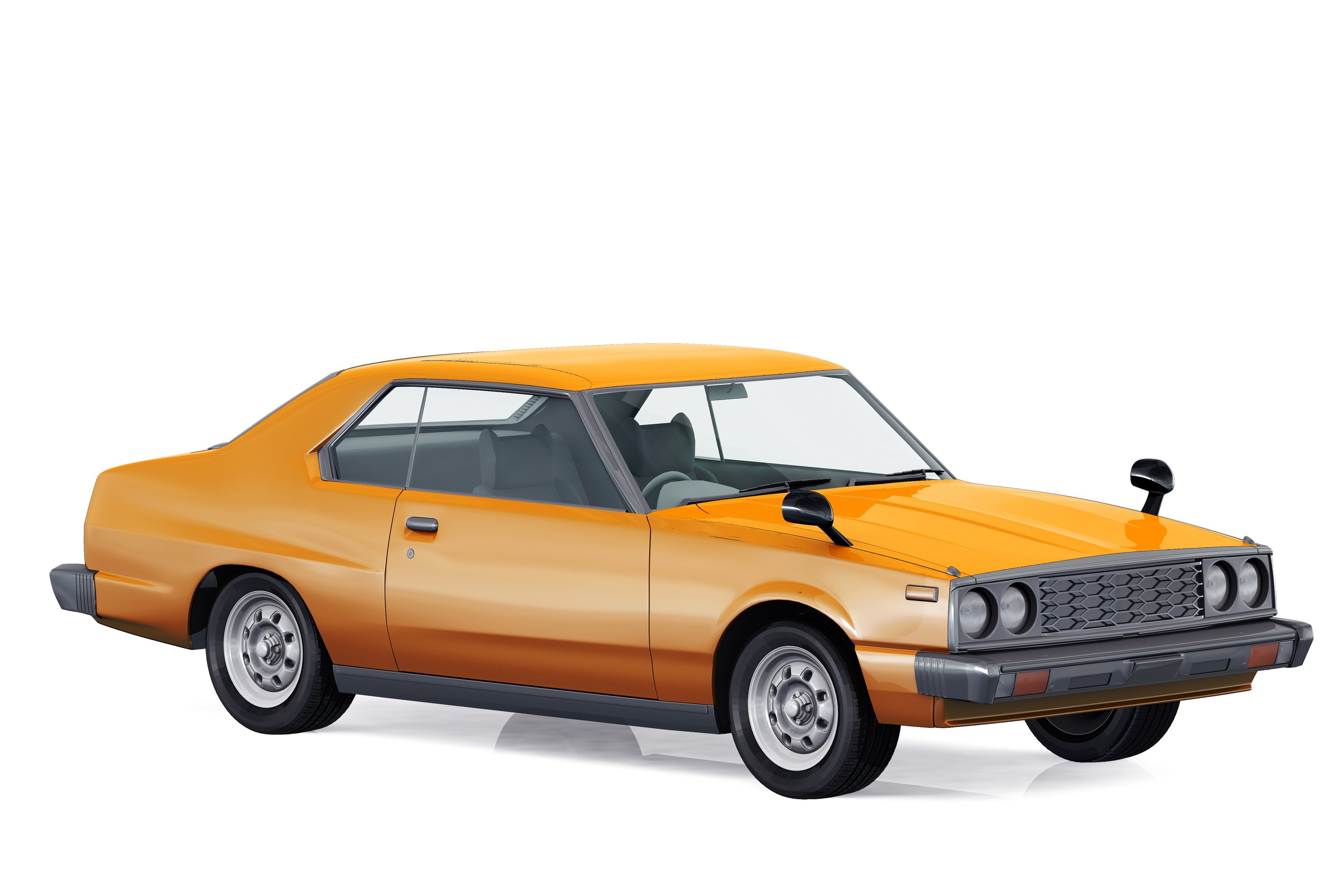 coupe car 1977 mockup 281629 458