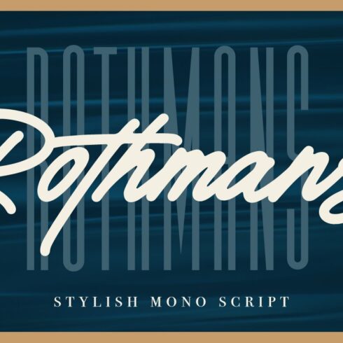 Rothmans - Font Duo (Free Version) cover image.