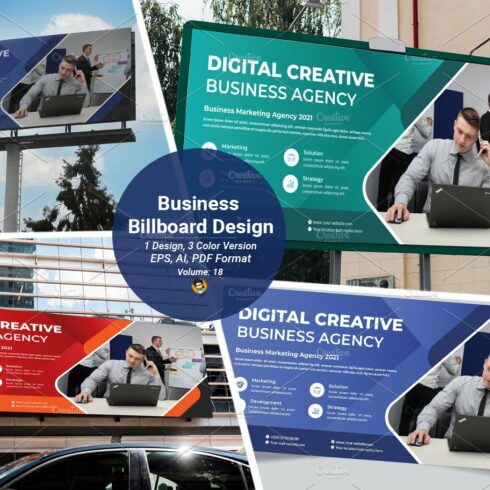 Business Billboard Template cover image.