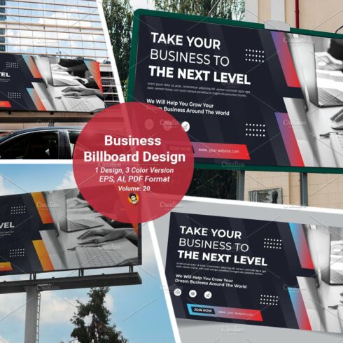 Corporate Business Billboard  Design cover image.