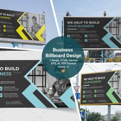 Corporate Business Billboard Design cover image.