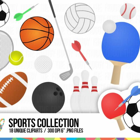 Sports Clipart Collection cover image.