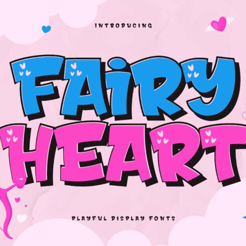 Fairy Heart Lovely Display Fonts cover image.
