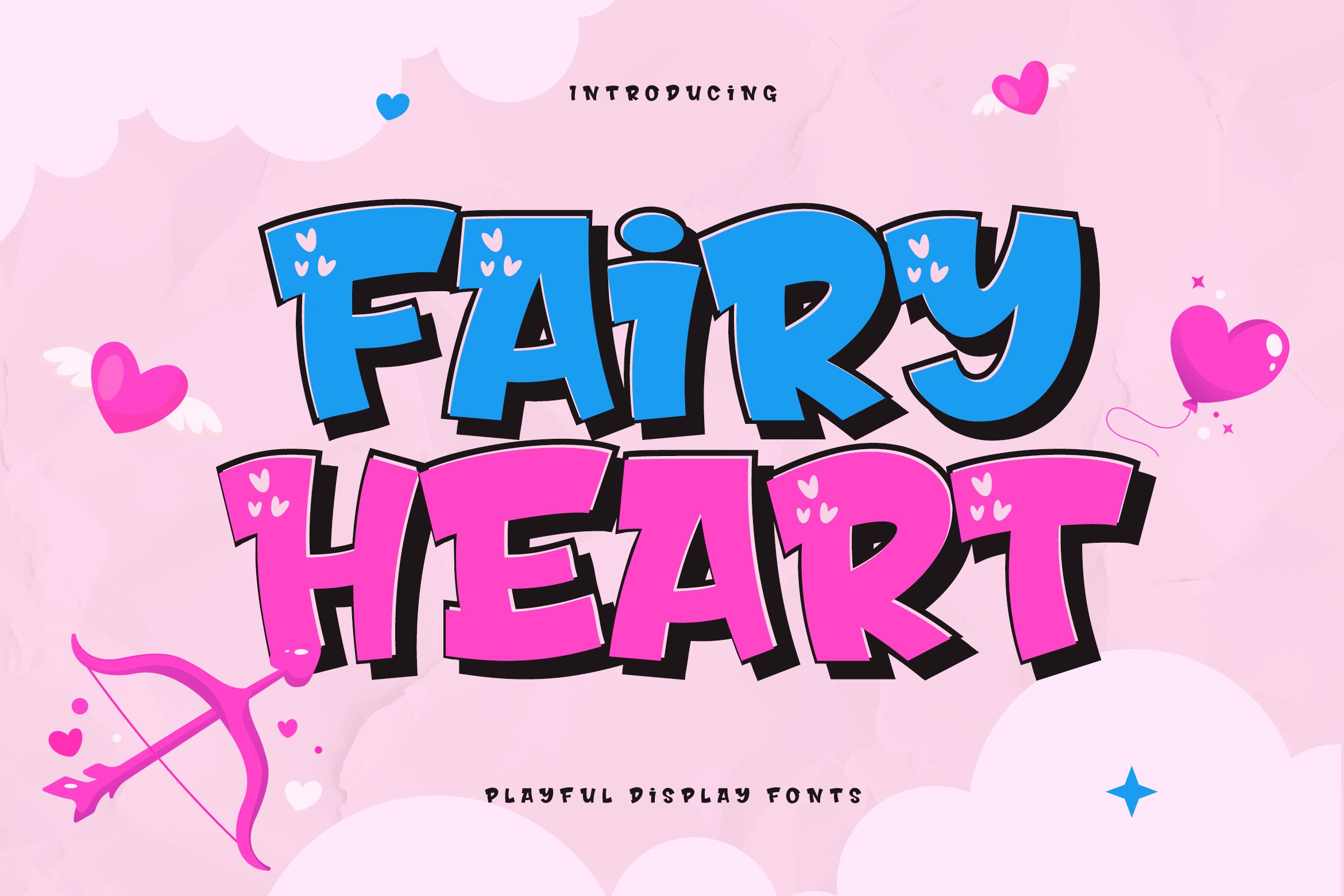 Fairy Heart Lovely Display Fonts cover image.