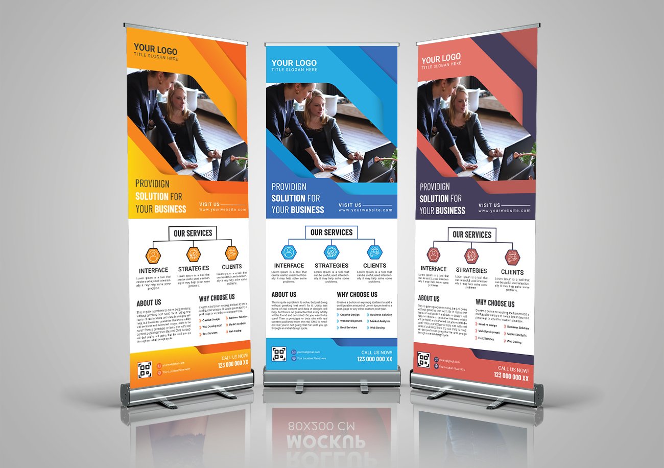 Corporate Roll up Banner cover image.