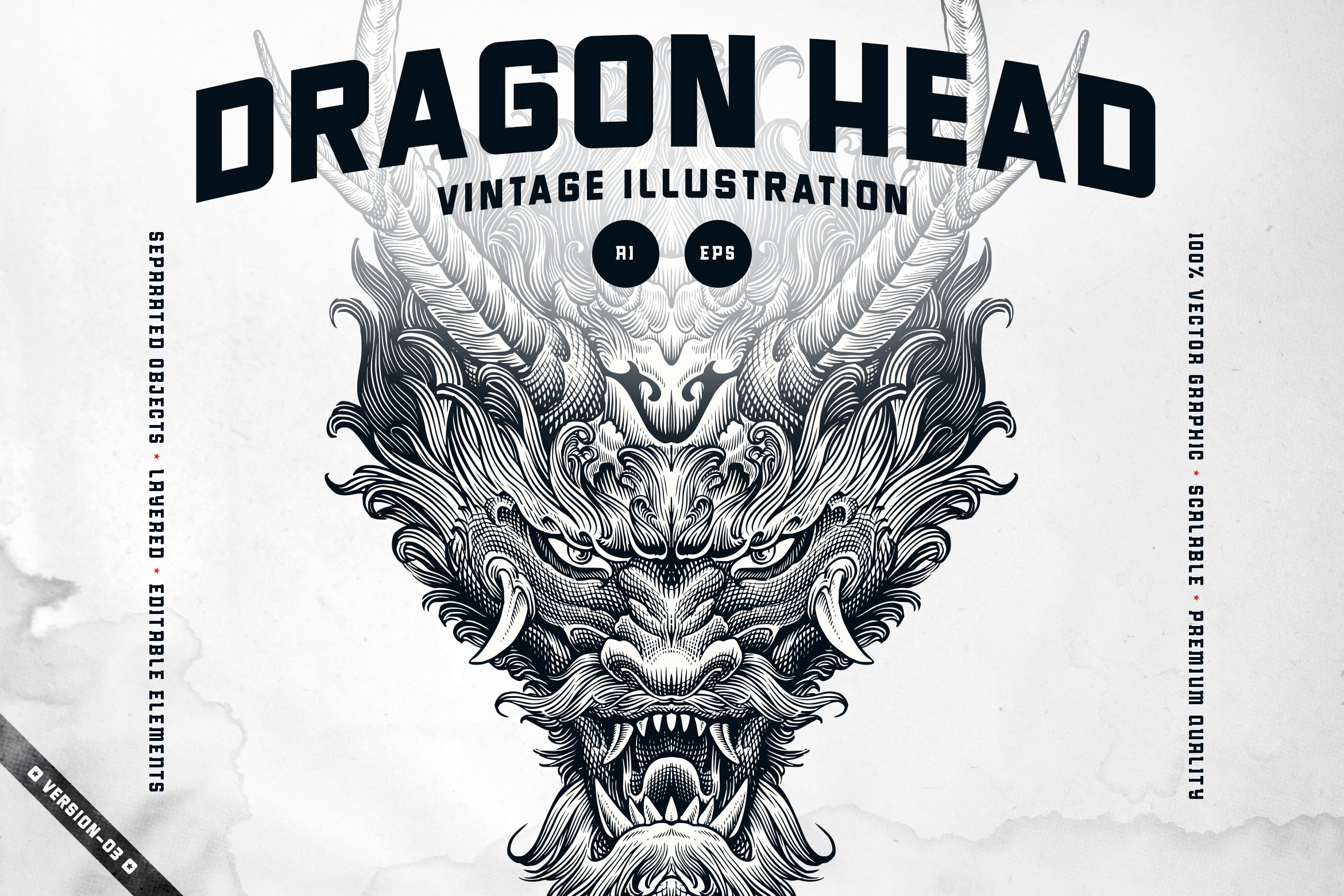 Dragon Head Illustration cover image.