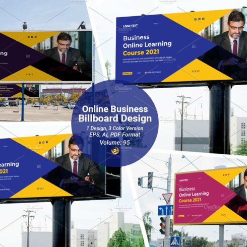 Business Billboard Banner Template cover image.