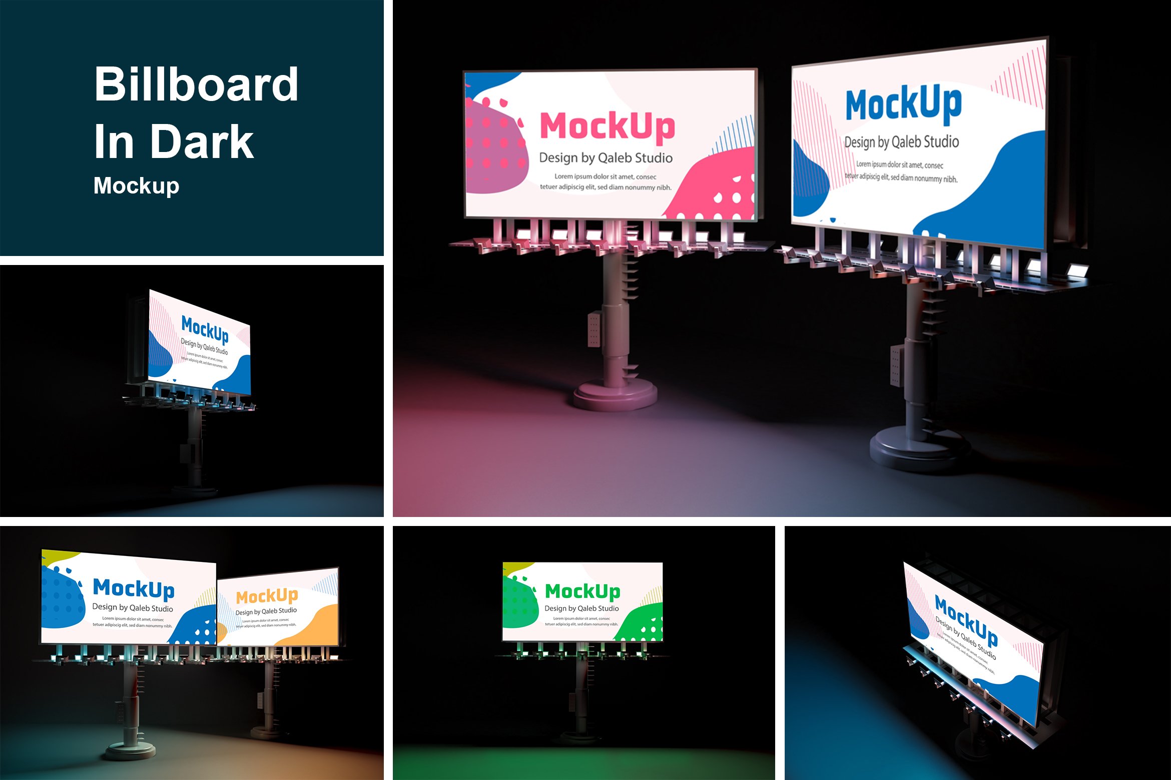 Billboard in Dark Mockup cover image.