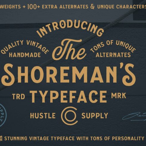 The Shoreman's Typeface cover image.