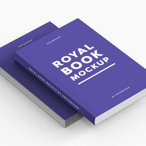 Royal Book Mockup cover image.