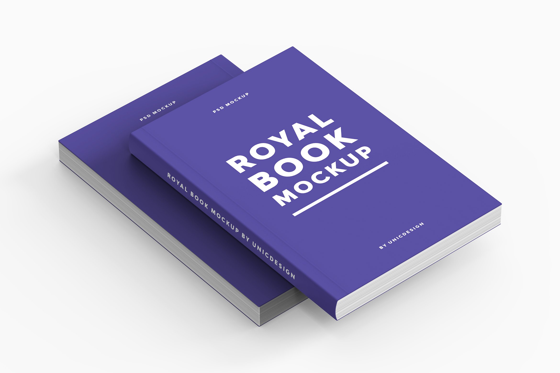 Royal Book Mockup cover image.
