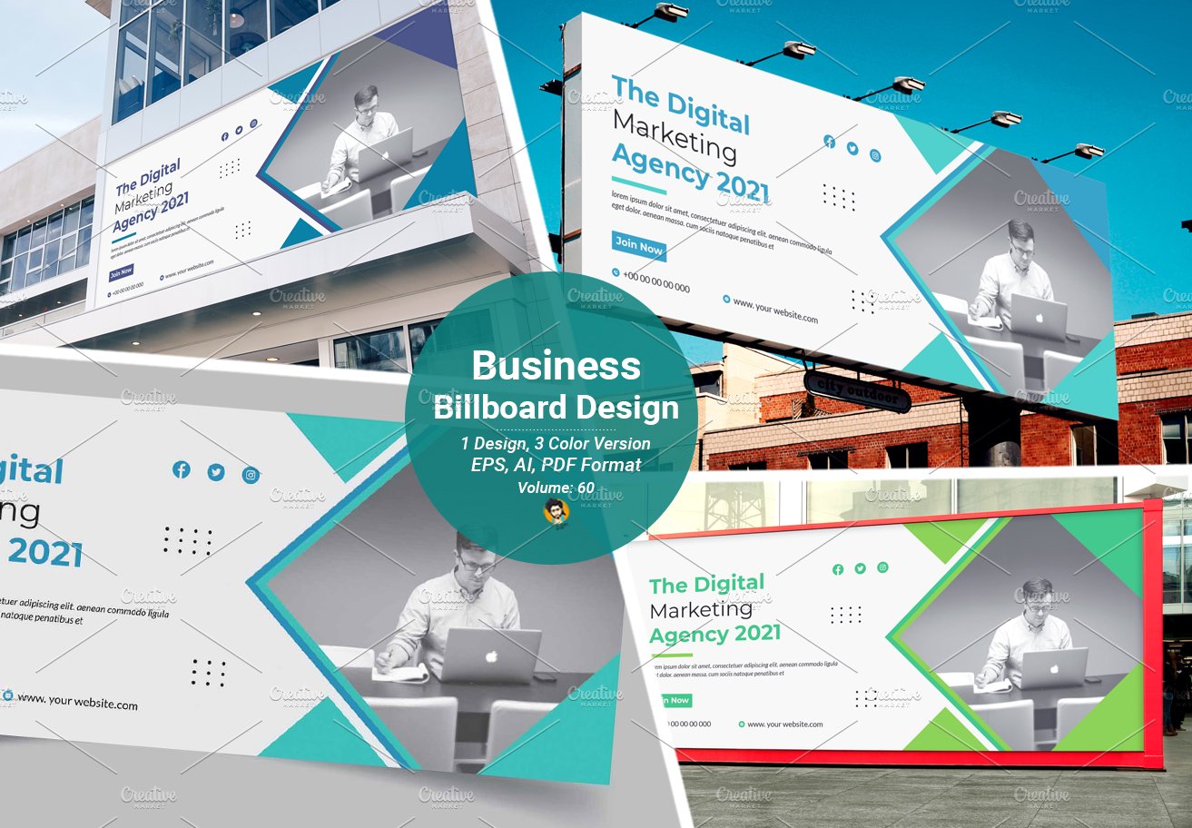 Modern Business Billboard Design cover image.