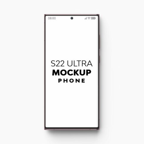 S22 Ultra Phone Mockup cover image.
