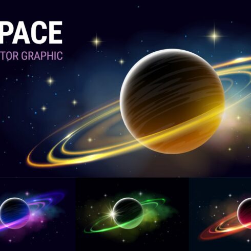 Space Planets | Vector Set cover image.