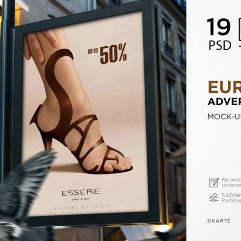 Europe Advertising Mock-Up's cover image.