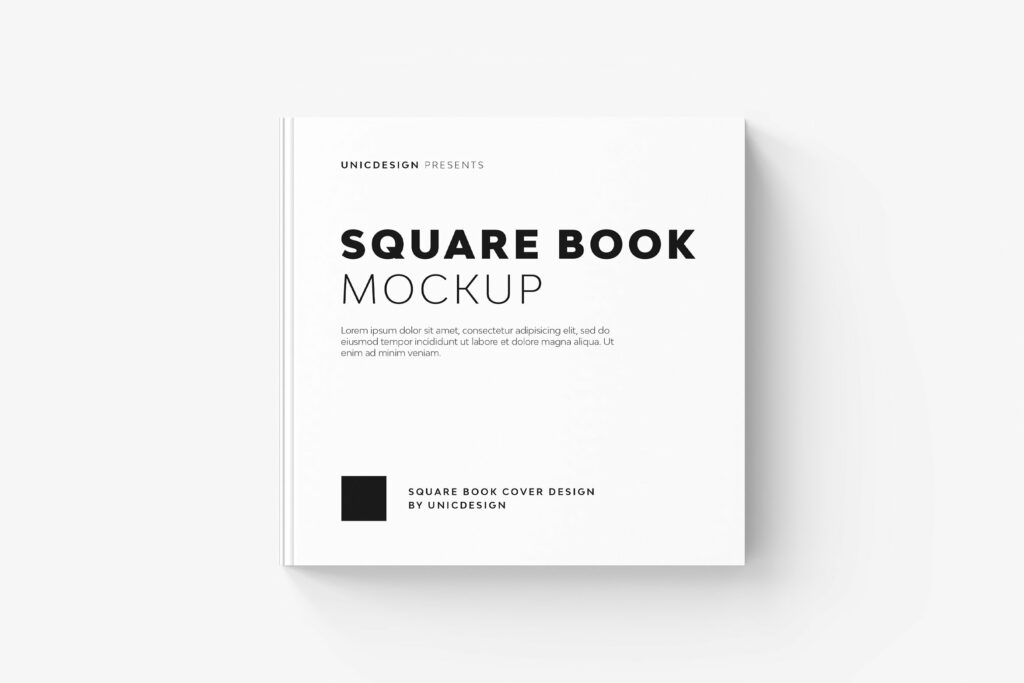 Square Sample Book Square Book Mockup – MasterBundles