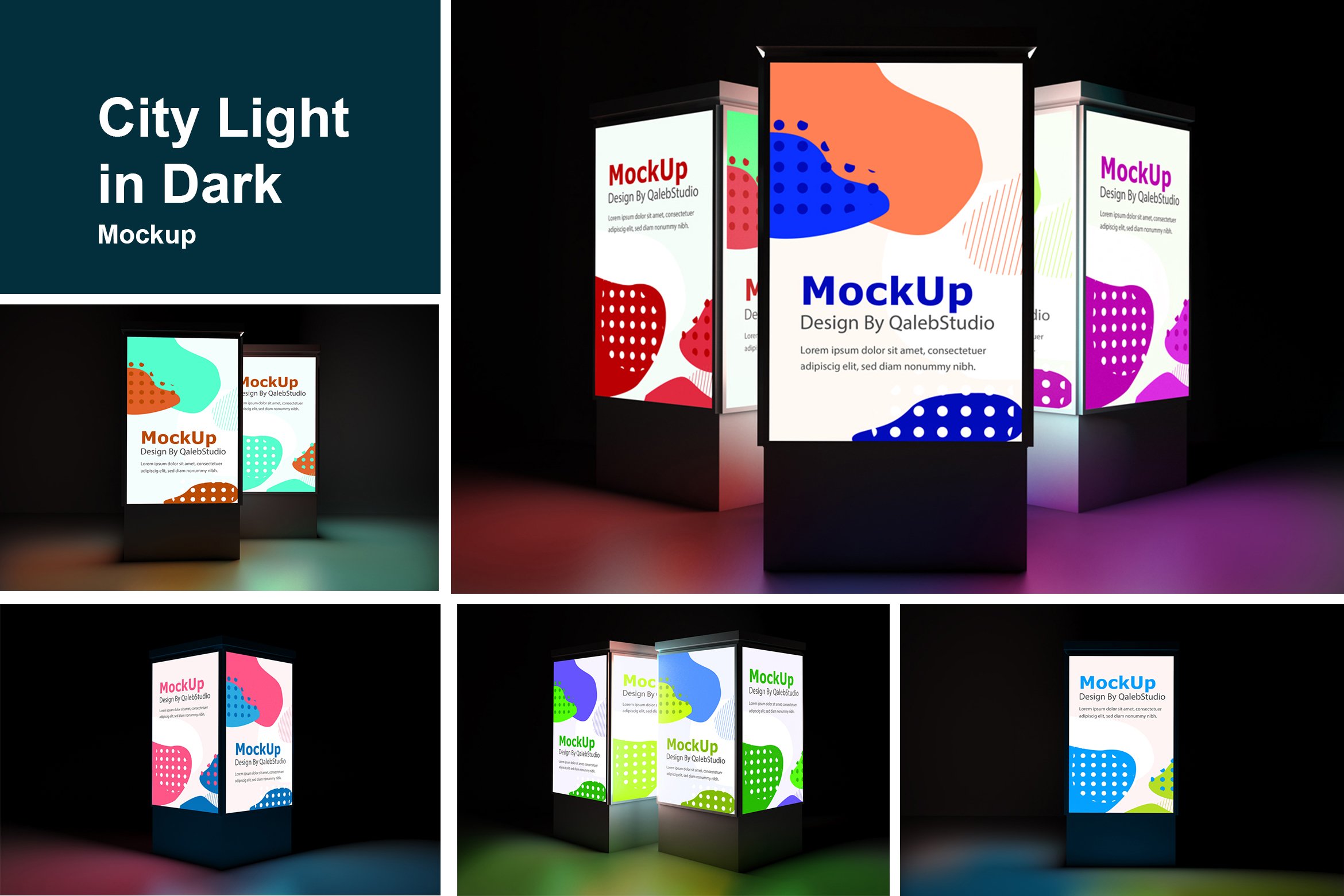 City light in Dark Mockup cover image.