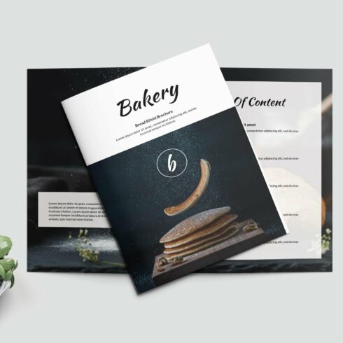 BAKERY - Bread Bifold Brochures cover image.