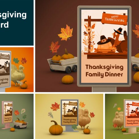 Thanksgiving Billboard Mockup cover image.