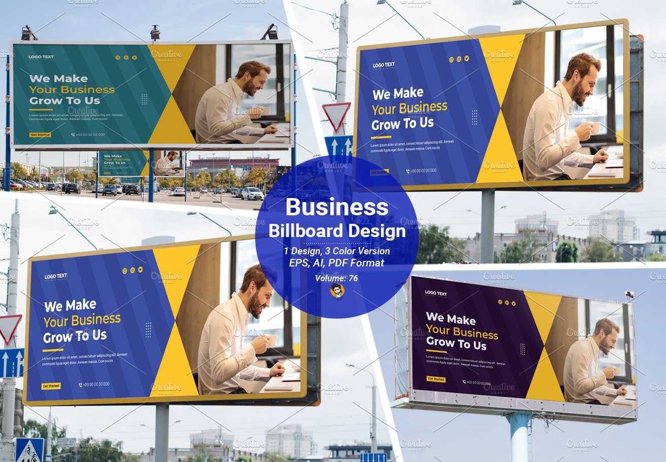 Creative Billboard Banner Design cover image.