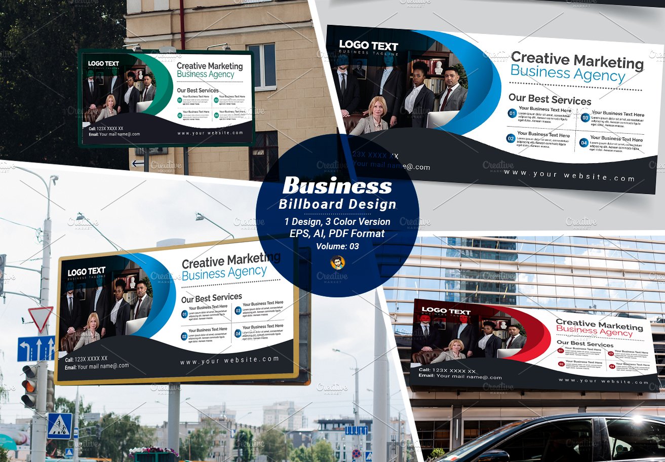 Modern Business Billboard Design cover image.