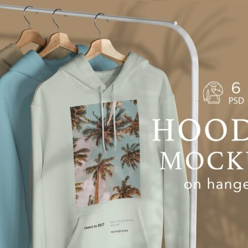Hoodie MockUp on Hanger cover image.