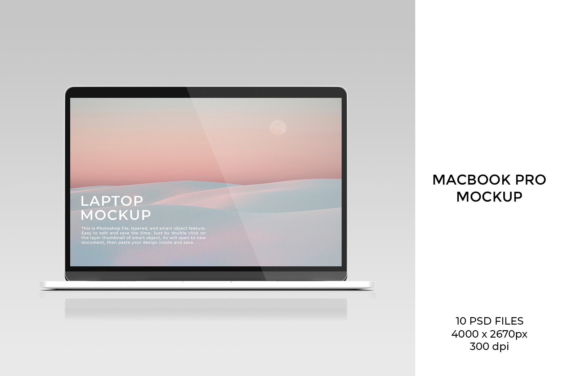 MacBook Pro Mockup cover image.