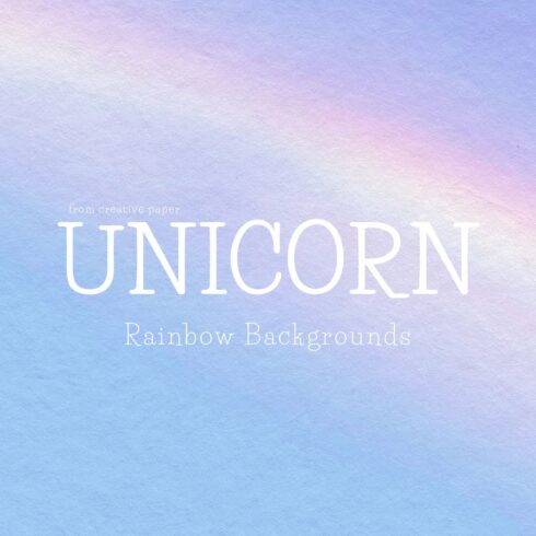 Unicorn Rainbow Paper Textures cover image.