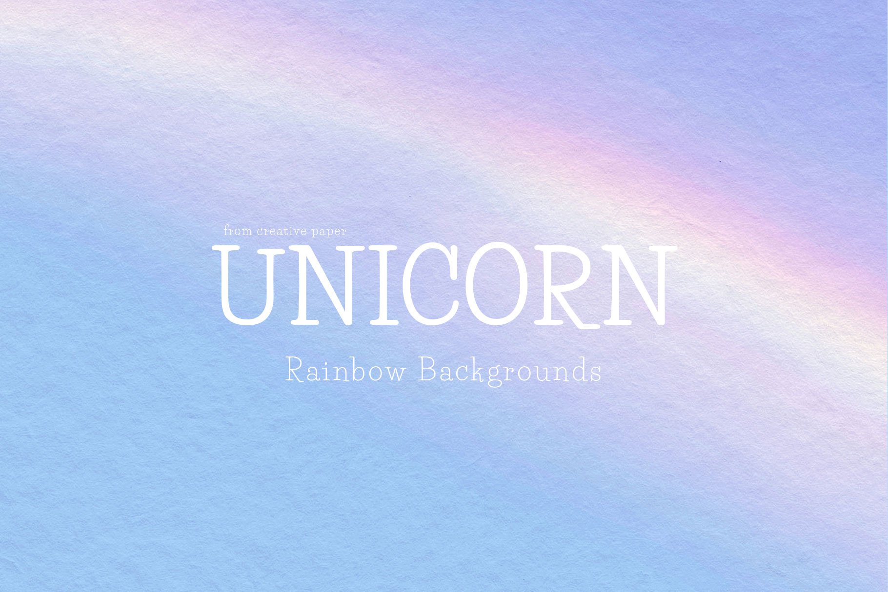 Unicorn Rainbow Paper Textures cover image.