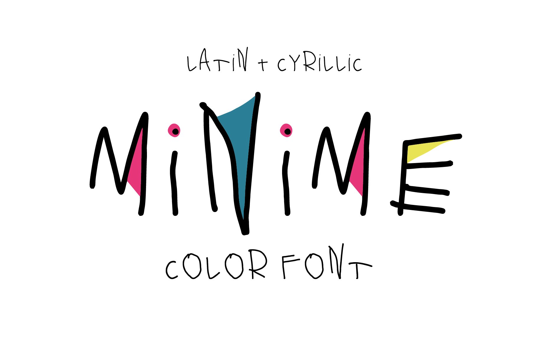 Minime color font cover image.