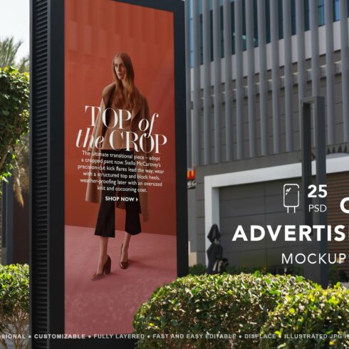 City Advertising MockUps Set cover image.