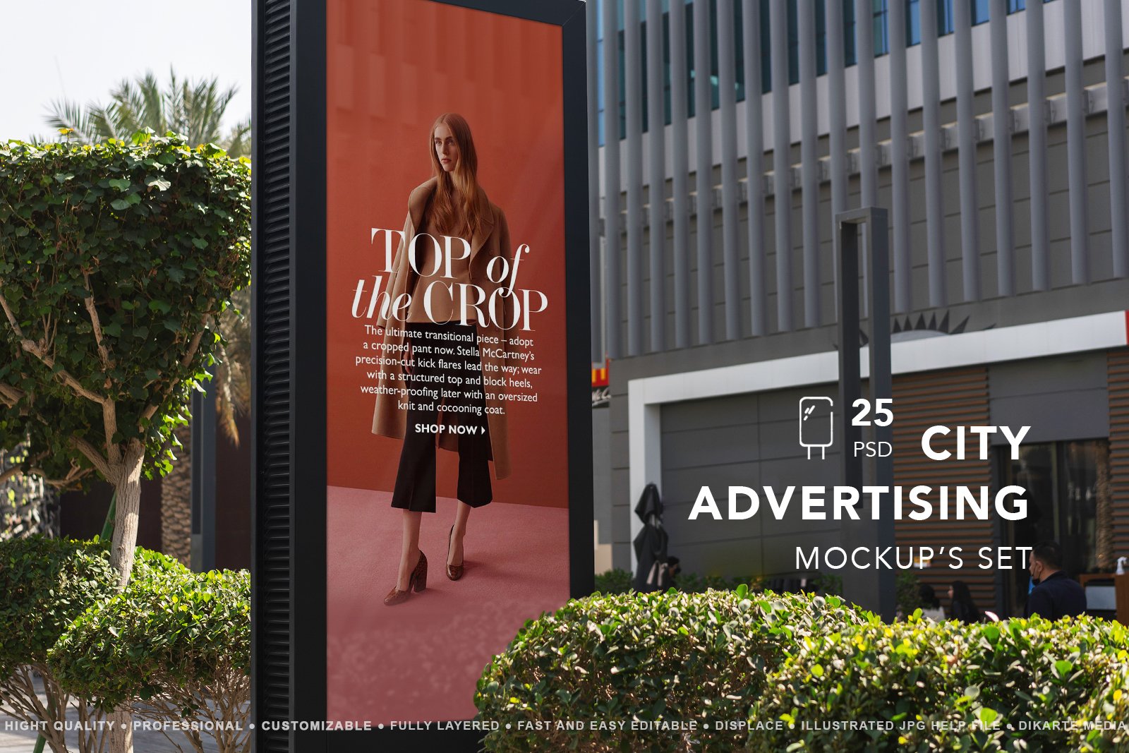 City Advertising MockUps Set cover image.