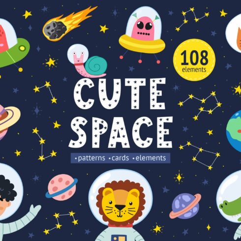Cute Space Collection cover image.