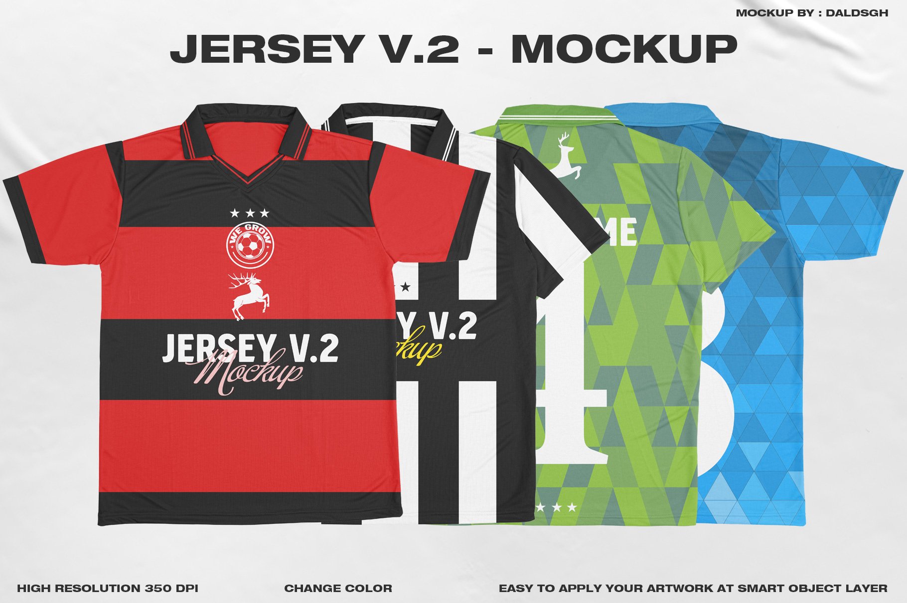 Jersey V.2 - Mockup cover image.