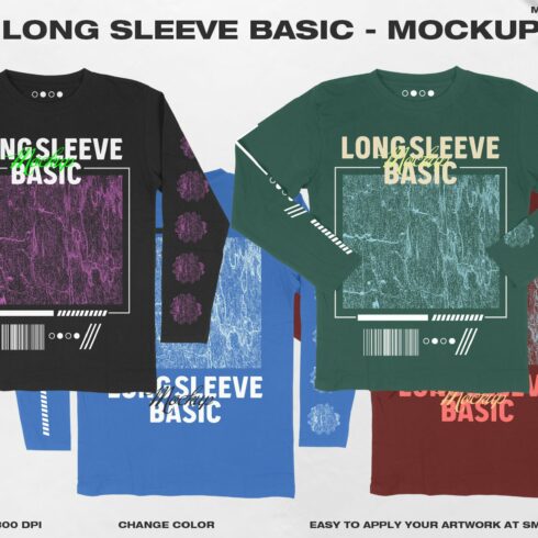 Long Sleeve Basic - Mockup cover image.