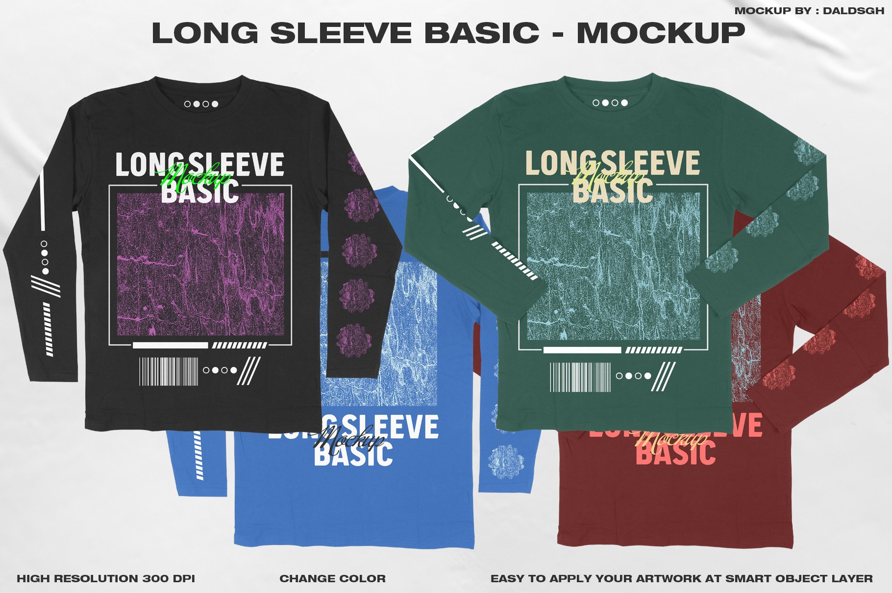 Long Sleeve Basic - Mockup cover image.