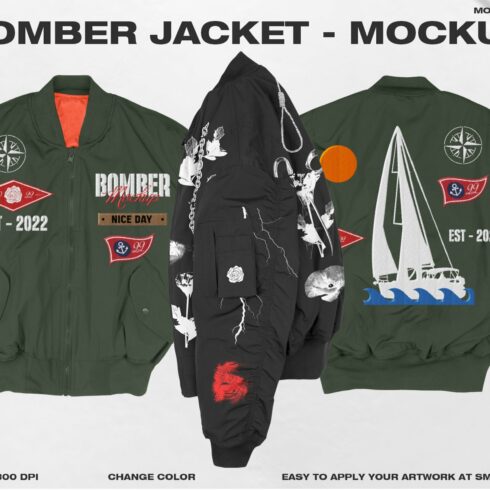Bomber Jacket - Mockup cover image.